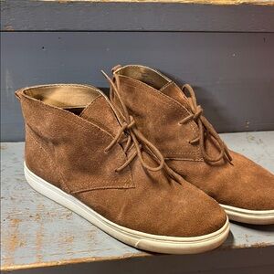 Lucky Brand Women's Tan Suede Ankle Boots